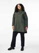 Regenjas met zakken en capuchon, Groen, Model image number 1