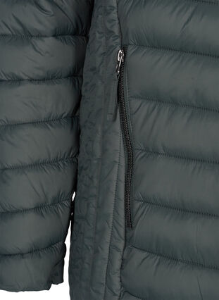 Gewatteerde lichte jas met afneembare capuchon en zakken, Urban Chic, Packshot image number 3
