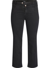 Regular fit Gemma jeans met hoge taille, Zwart