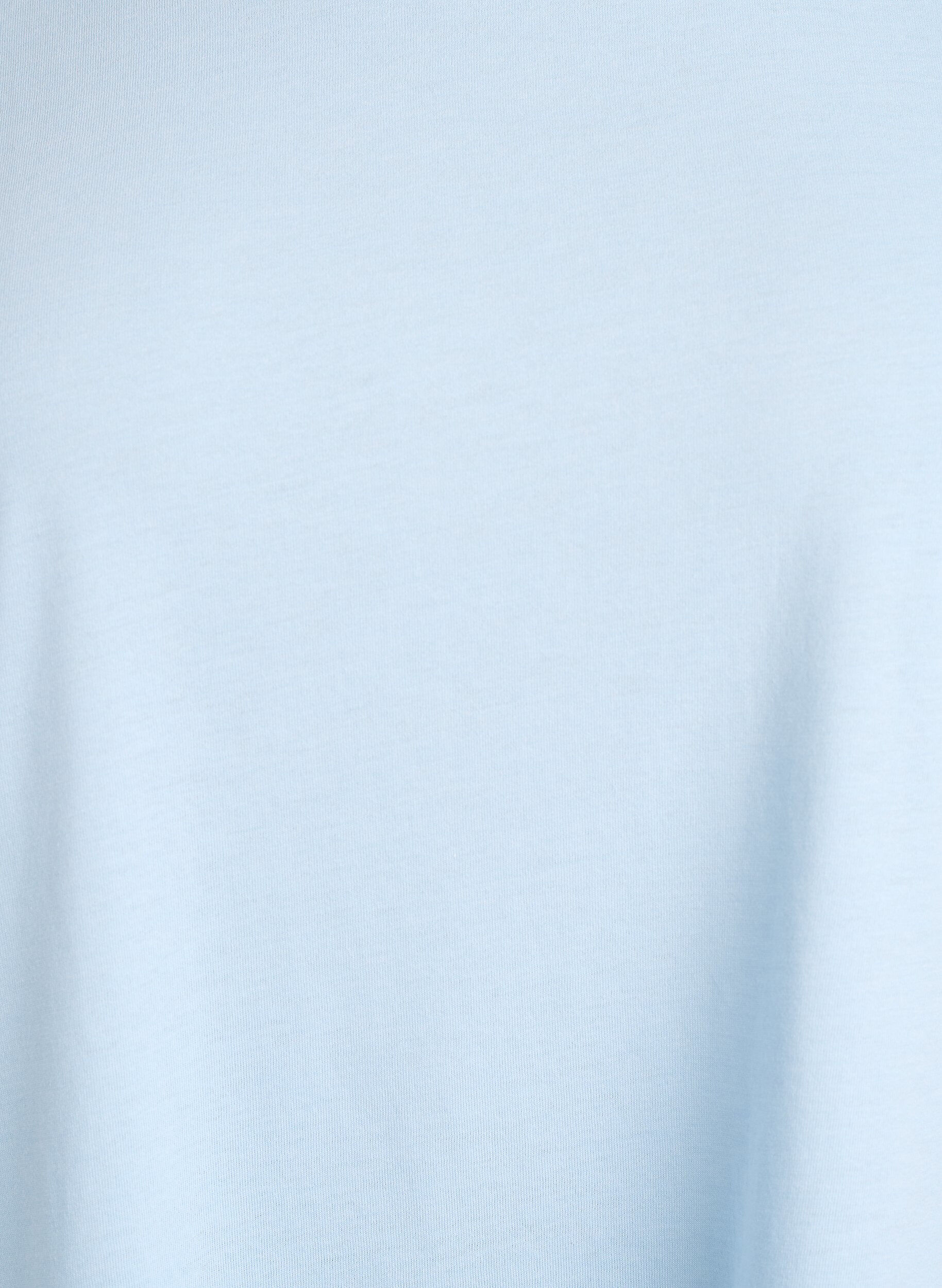 Zizzi T-shirt met korte mouwen in een katoenmix, Blauw, Packshot image number 2