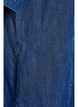Halflange denim overhemdjurk, Blauw, Packshot image number 3