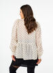Blouse met peplum en strikjes, Ecru w Bow, Model image number 1