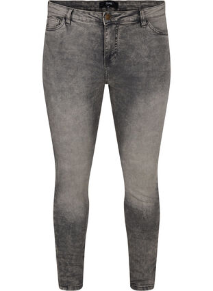 Super smalle Amy jeans met hoge taille, Grey Denim, Packshot image number 0