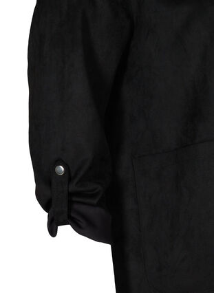 Open jas met grote zakken, Black, Packshot image number 2