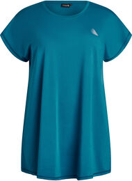 Lang trainings T-shirt, Blauw