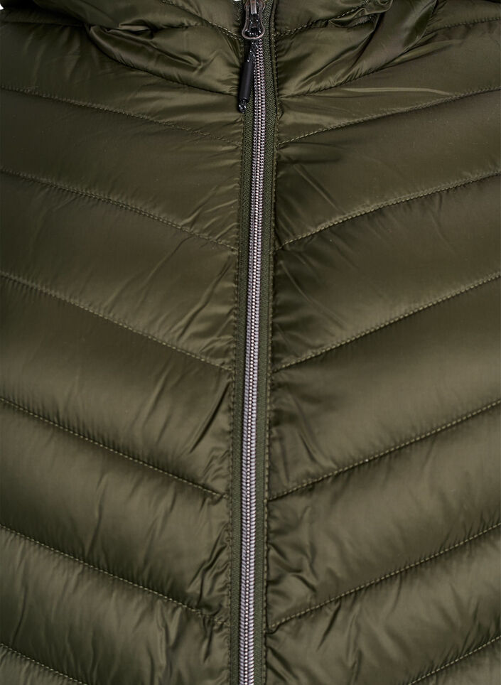 Lichtgewicht jas met capuchon, Groen, Packshot image number 2