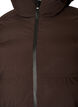 Lange puffer winterjas met capuchon, Bruin, Packshot image number 2