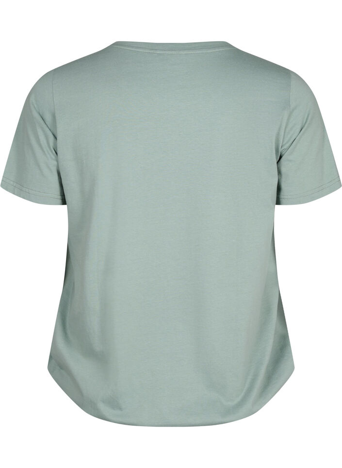 Katoenen t-shirt met korte mouwen en elastische rand, Chinois G. W. Live, Packshot image number 1