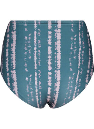Bikinibroekje met extra hoge taille en print, Tie Dye AOP, Packshot image number 1