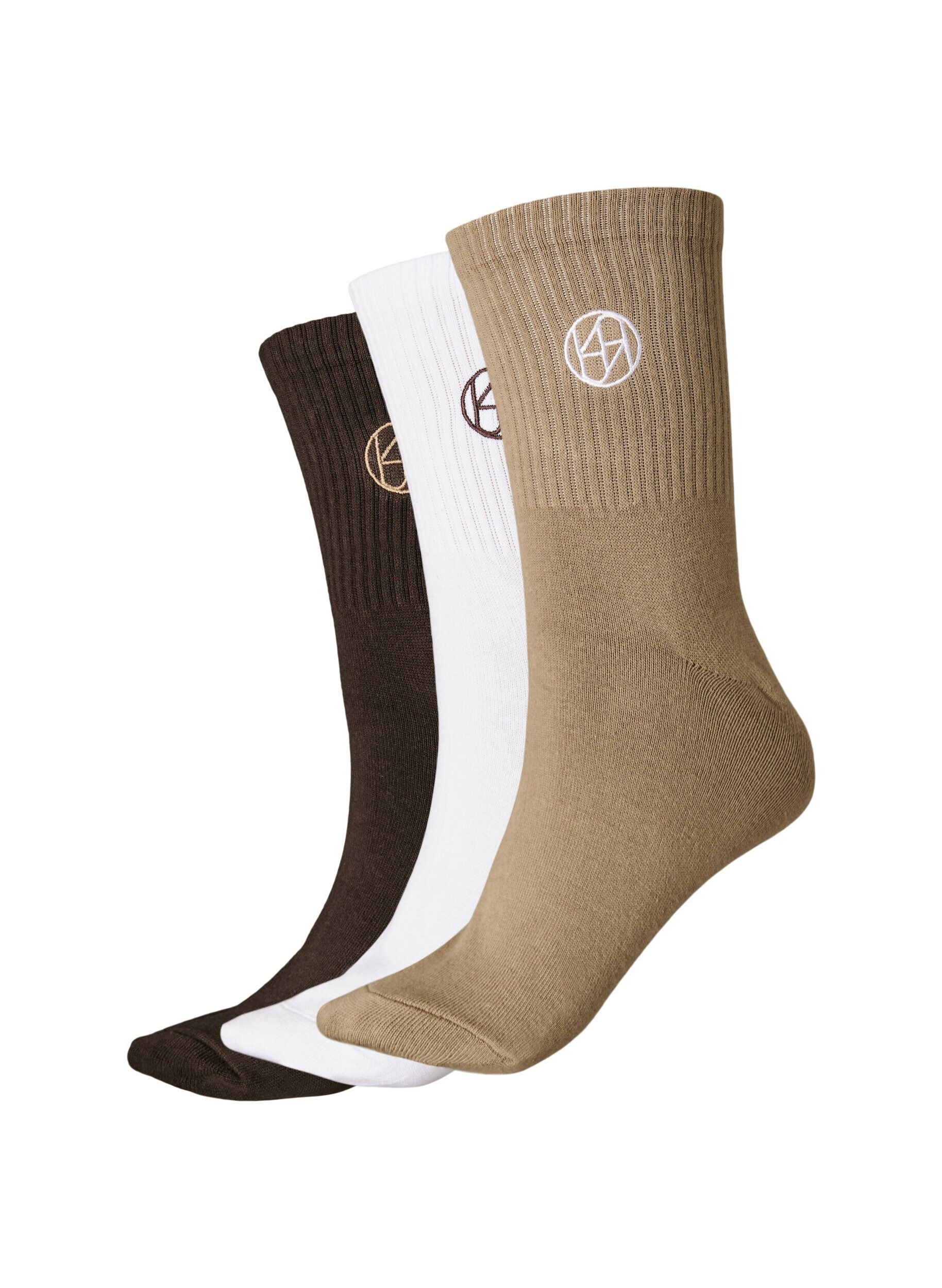3-pack sportsokken met logo