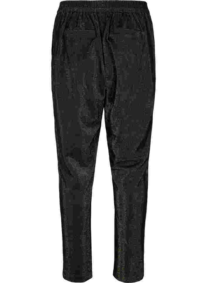 Maddison broek met glitter, Black w. Lurex, Packshot image number 1