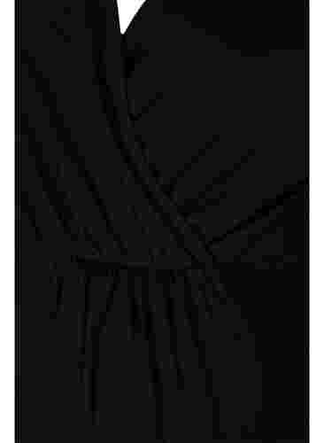 Zwangerschapsjurk in katoen, Black, Packshot image number 2