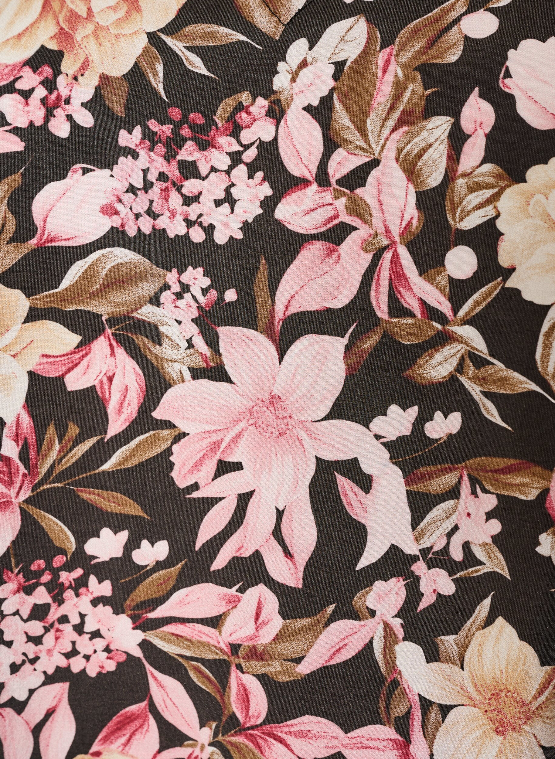 ZizziViscose blouse met V-hals, Roze, Packshot image number 2
