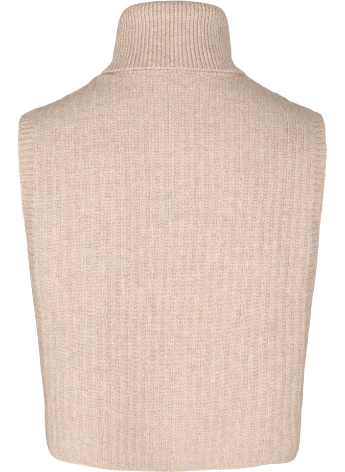 Ribgebreide nekwarmer, Silver Mink, Packshot image number 1