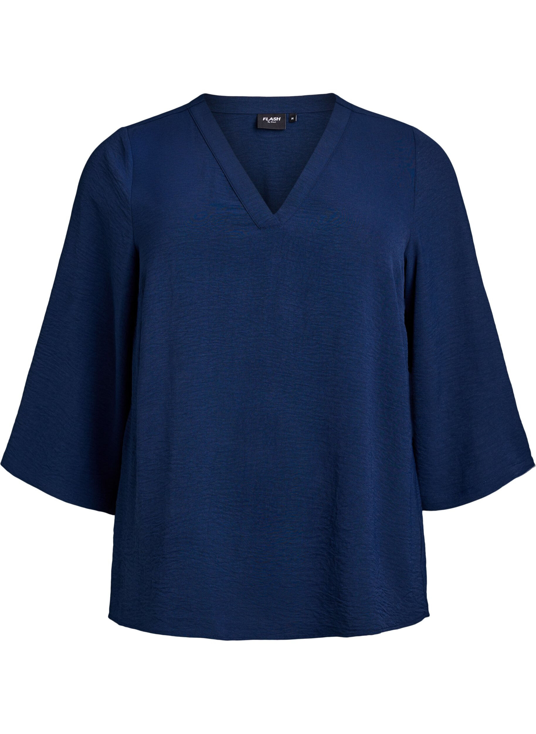 FLASH - Blouse met 3/4 mouwen