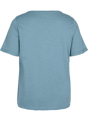 Katoenen t-shirt met korte mouwen, Goblin Blue, Packshot image number 1