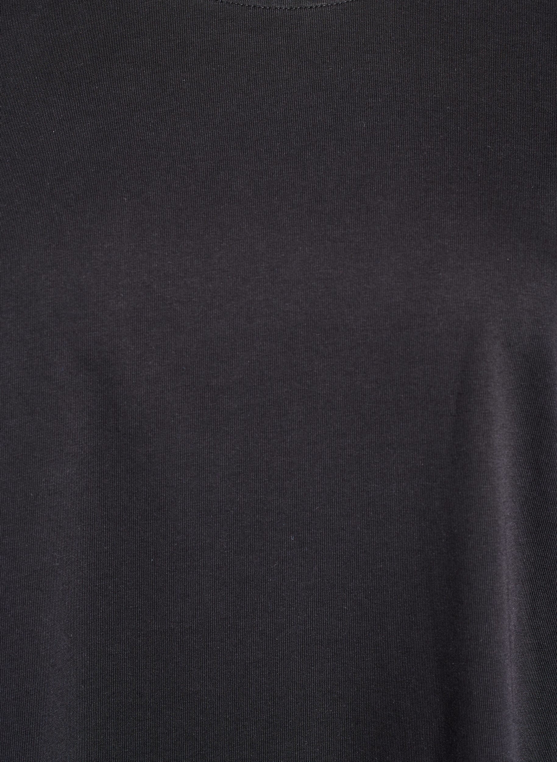 Zizzi Oversized T-shirt met halflange mouwen, Zwart, Packshot image number 2