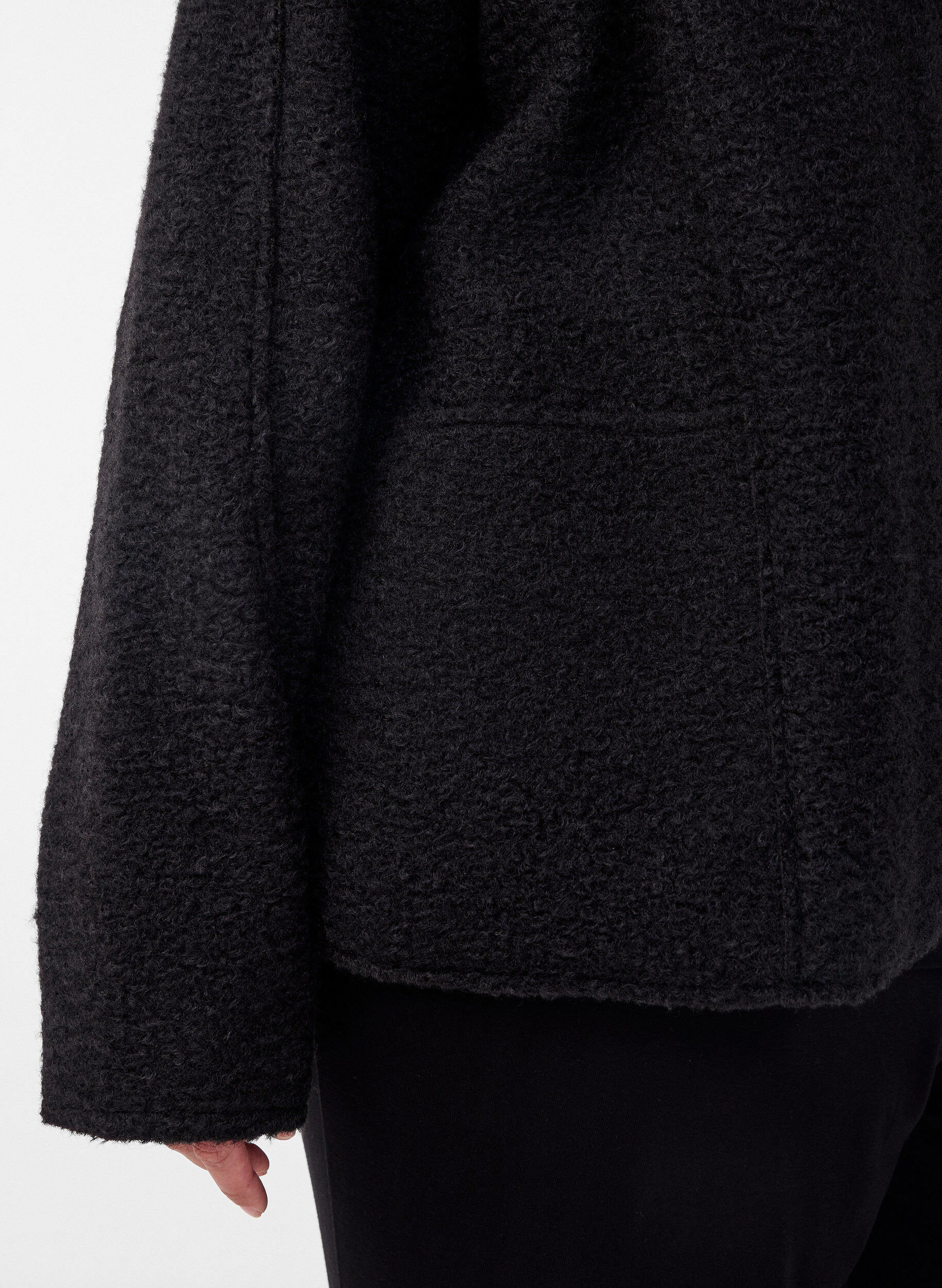 ZizziLosvallend vest met zakken, Zwart, Model image number 3