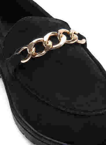 Wijde loafers, Black, Packshot image number 2