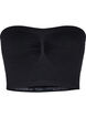 Bandeau topje, Zwart, Packshot image number 0