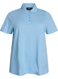 Polo met korte mouwen, Blauw