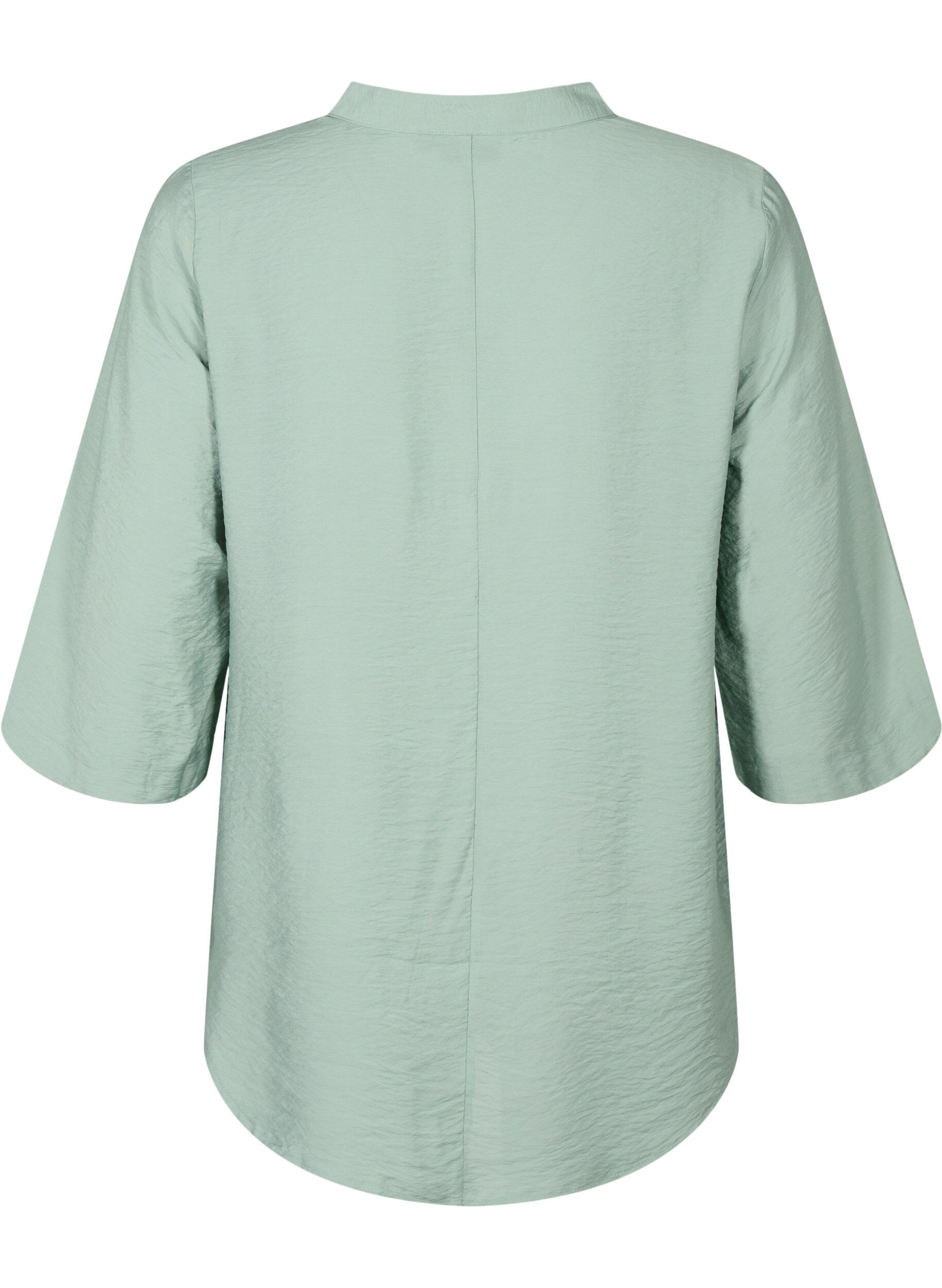 Zizzi Gekleurde blouse met 3/4 mouwen, Chinois Green, Packshot image number 1