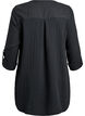 Katoenen mousseline tuniek met broderie anglaise, Zwart, Packshot image number 1