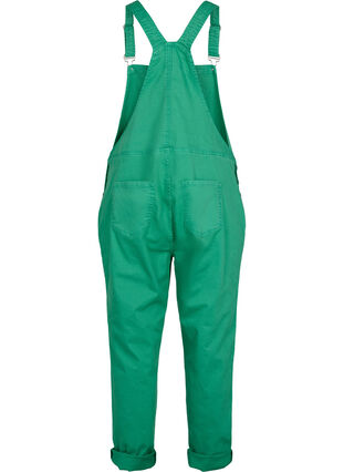 Gekleurde denim overalls, Holly Green, Packshot image number 1