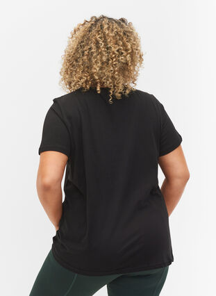 Sport-T-shirt met print, Black A.C.T.V, Model image number 1