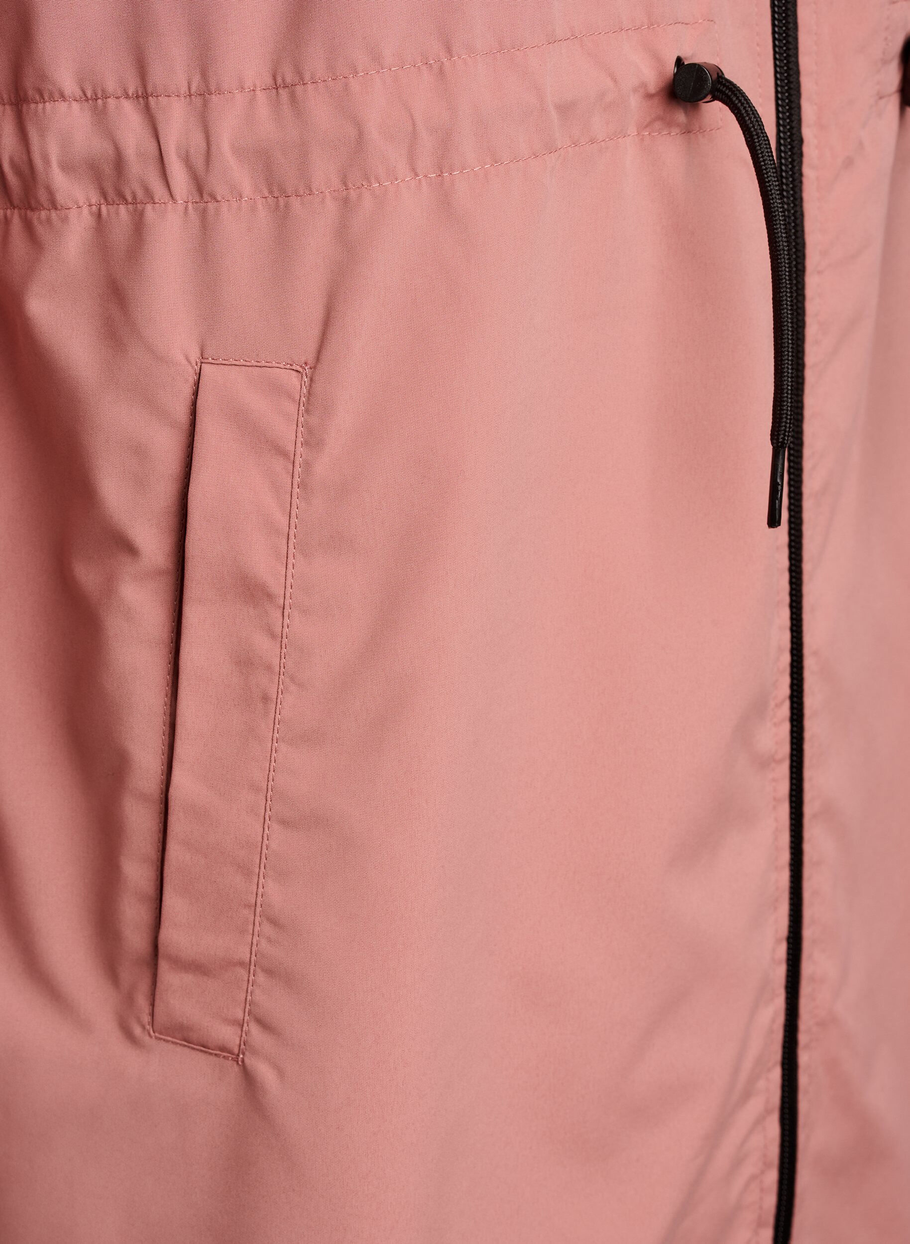 Zizzi FLASH - Lichtgewicht parka met een capuchon, Roze, Packshot image number 3