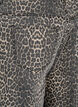 Luipaardprint denim bermuda shorts, Bruin, Packshot image number 3