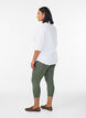 Basic 3/4 legging in viscose, Groen, Model image number 2