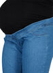 Zwangerschapsjegging met achterzakken, Blue denim, Packshot image number 2