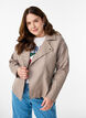 Bikerjack in imitatieleer, Beige, Model image number 0