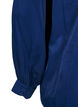 Blouse met lange mouwen, ruches en V-hals, Estate Blue, Packshot image number 4