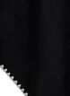 Fijngebreide poncho, Zwart, Packshot image number 3