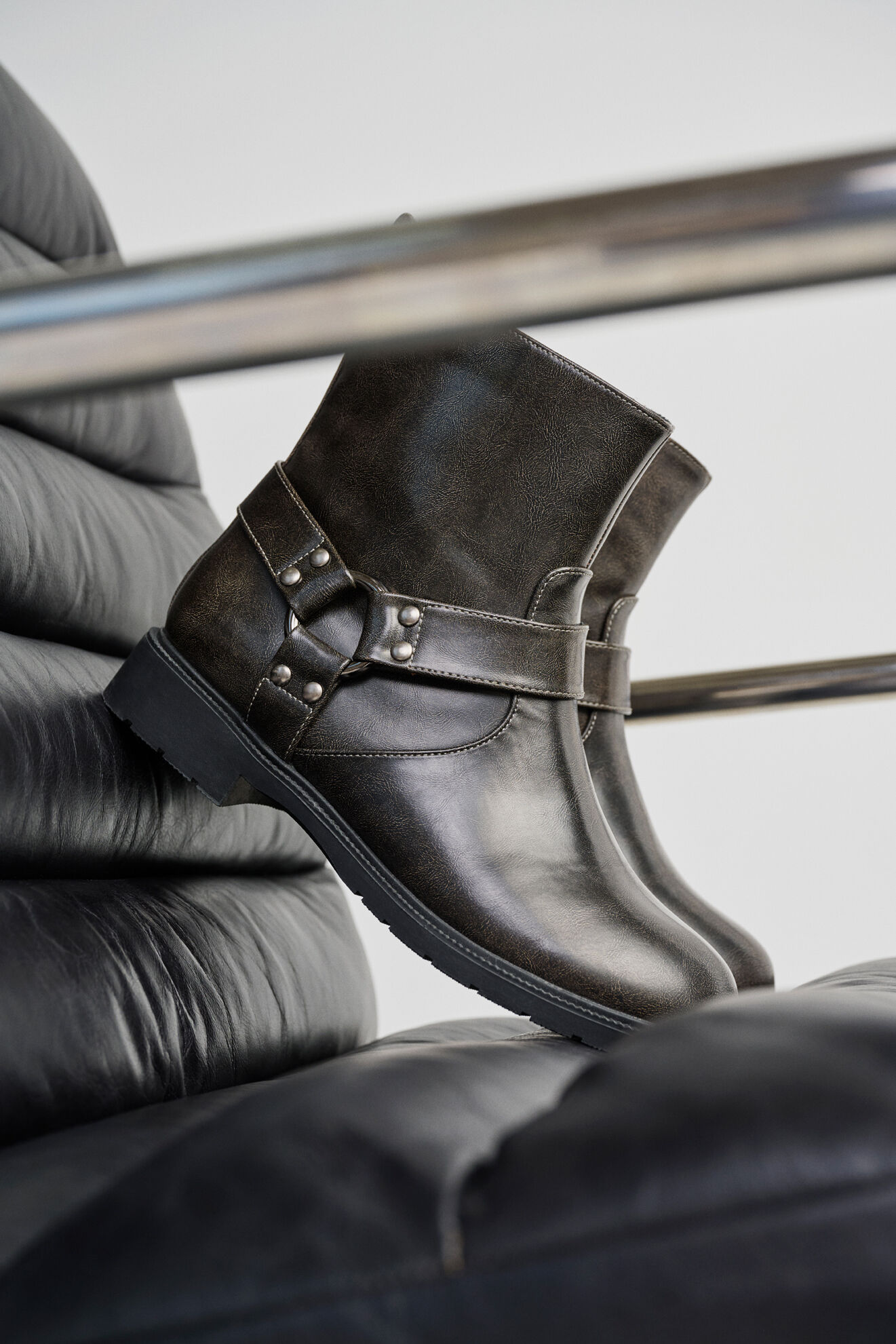 Zizzi Korte biker laars, , Model