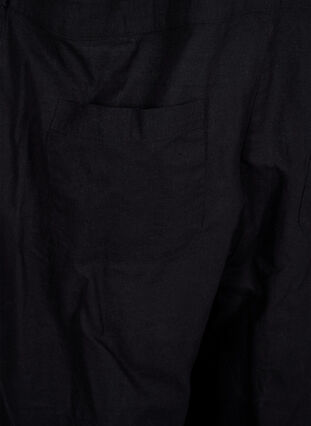 Overalls van linnenmix, Black, Packshot image number 4