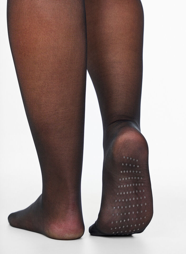 30 denier antislip panties, Zwart, Packshot