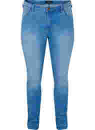 Slim-fit Emily jeans met normale taille, Light blue