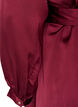 Korte satijnen jurk met wikkeldesign, Rood, Packshot image number 3