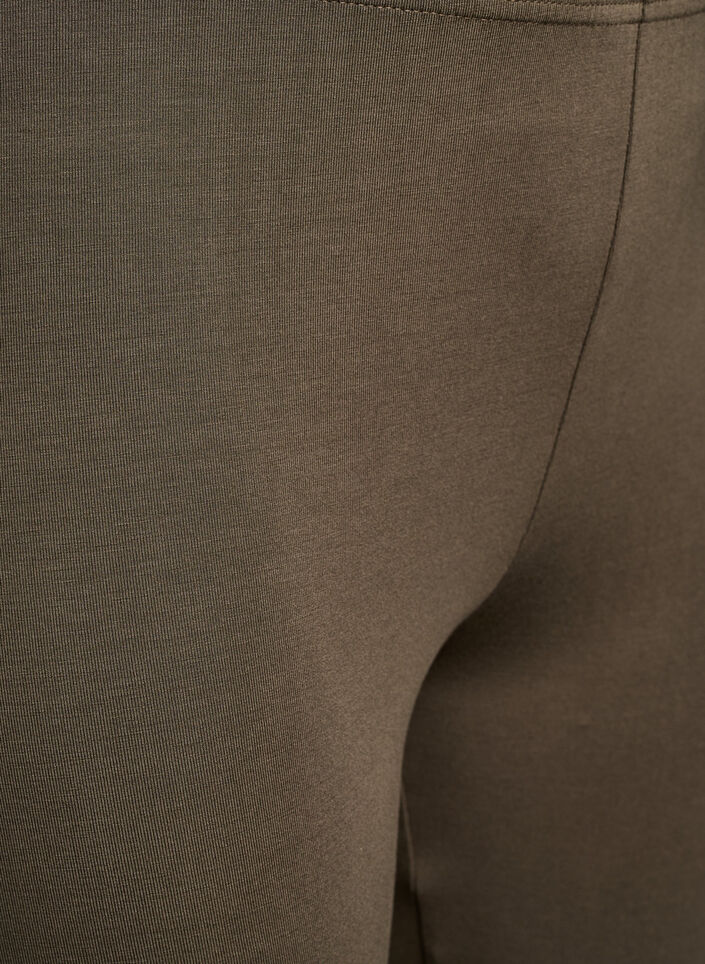 Basisleggings met extra lengte, Groen, Packshot image number 2