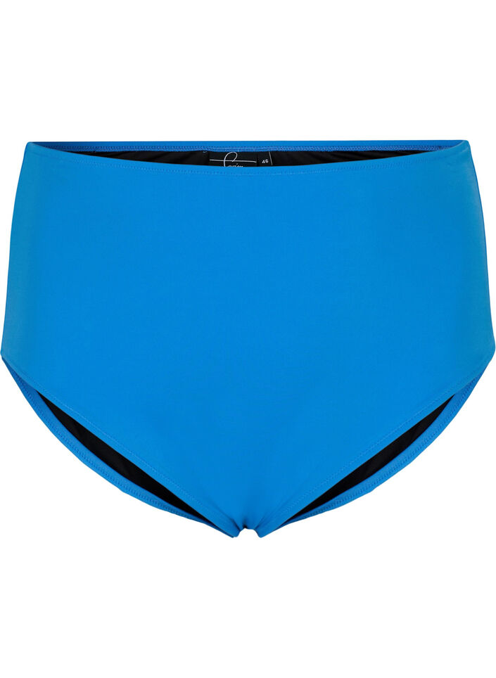 Bikinibroekjes met hoge taille, Blauw, Packshot image number 0