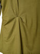 T-shirt met gedrapeerd detail, Groen, Packshot image number 3