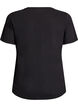 T-shirt met print, Zwart, Packshot image number 1