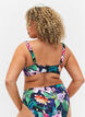 Bikinitop met drapering en string, Flower Print, Model image number 1