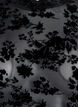 Mesh blouse met bloemenpatroon, Zwart, Packshot image number 2