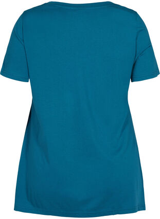 Katoenen t-shirt met korte mouwen en a-lijn, Dragonfly BEACH, Packshot image number 1