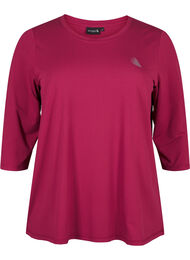 Training blouse met 3/4 mouwen, Rood