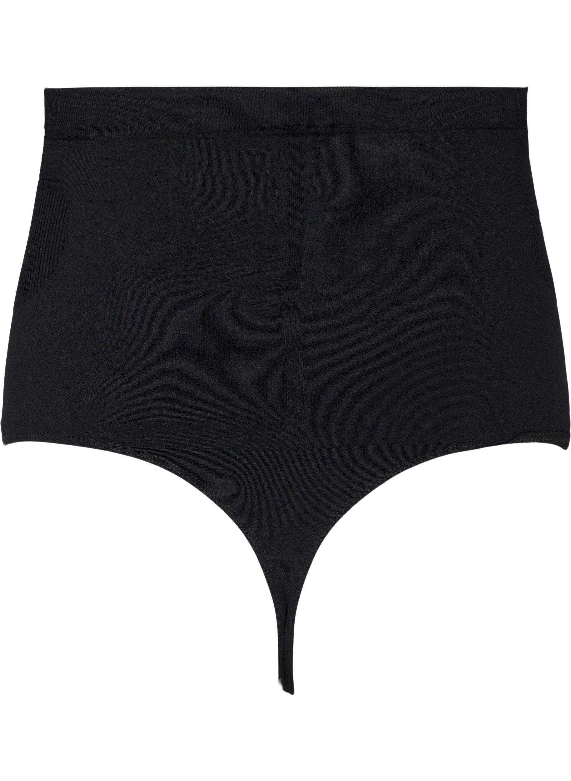 Zizzi Shapewear string met hoge taille, Black, Packshot image number 1